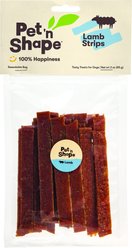 Pet 'n Shape Lamb Strips Dog Treats, 3-oz bag