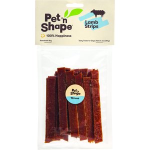 Pet 'n Shape Lamb Strips Dog Treats, 3-oz bag