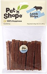Pet 'n Shape Lamb Strips Dog Treats, 9-oz bag