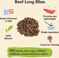 Pet 'n Shape USA All-Natural Grain-Free Chewz Beef Lungs Dog Treats, 1-lb bag slide 2 of 7