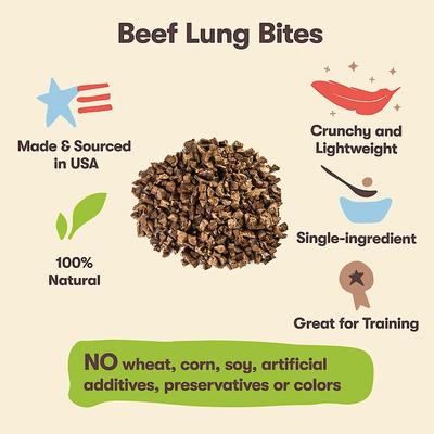 Show full view: Pet 'n Shape USA All-Natural Grain-Free Chewz Beef Lungs Dog Treats, 1-lb bag slide 3 of 9