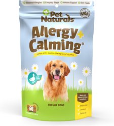 Pet Naturals Allergy Plus Calming Duck Flavored Soft Chew Supplement for Dogs, 60 count slide 1 of 7