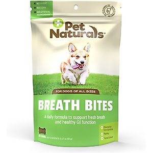 Pet Naturals Breath Bites Dog Chews, 60 count
