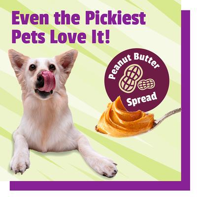 Show full view: Pet Naturals BusyButter Easy Squeeze Peanut Butter Flavored Paste Calming Supplement for Dogs, 1.5-oz, 6 count slide 10 of 11