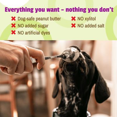 Show full view: Pet Naturals BusyButter Extra Strength Peanut Butter Flavored Paste Calming Supplement for Dogs, 6-oz pouch slide 10 of 11
