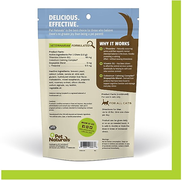 Show full view: Pet Naturals Calming Cat Chews, 30 count slide 2 of 11