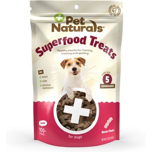 Pet Naturals Crispy Bacon Recipe Superfood Dog Treats, 120 count