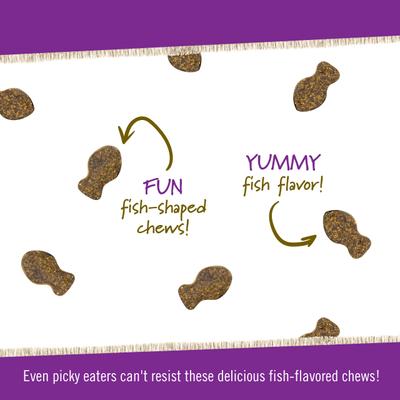 Show full view: Pet Naturals Daily Multi All-in-One Fish Flavored Chews Vitamins for Cats, 30 count slide 6 of 8