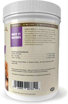 Show full view: Pet Naturals Daily Multi Dog Chews, 150 count slide 4 of 6