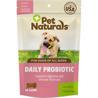 Pet Naturals Daily Probiotic Dog Chews, 60 count slide 1 of 9