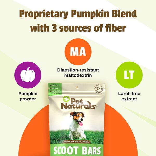 Show full view: Pet Naturals Dog Scoot Bars Dog Chews, 30 count slide 4 of 8