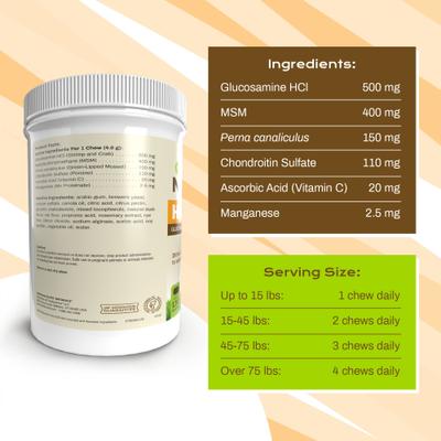 Show full view: Pet Naturals Hip + Joint Pro Dog Chews, 130 count slide 3 of 9