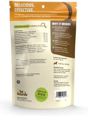 Show full view: Pet Naturals Hip + Joint Pro Dog Chews, 60 count slide 3 of 6