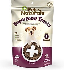 Pet Naturals Peanut Butter Recipe Superfood Dog Treats, 120 count slide 1 of 3