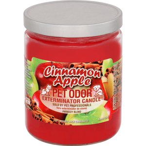 Pet Odor Exterminator Cinnamon Apple Deodorizing Candle, 13-oz jar