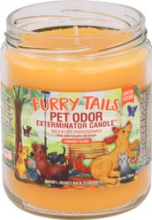 Pet Odor Exterminator Furry Tails Deodorizing Dog & Cat Candle, 13-oz jar slide 2 of 2