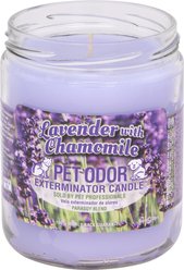 Pet Odor Exterminator Lavender & Chamomile Deodorizing Candle, 13-oz jar
