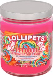 Pet Odor Exterminator Lollipets Deodorizing Candle, 13-oz jar