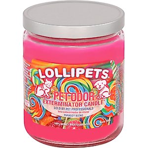 Pet Odor Exterminator Lollipets Deodorizing Candle, 13-oz jar