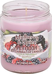 Pet Odor Exterminator Mulberry & Spice Deodorizing Candle, 13-oz jar slide 2 of 2
