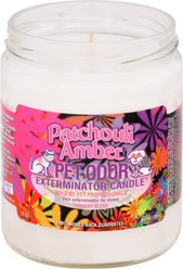 Pet Odor Exterminator Patchouli Amber Deodorizing Candle, 13-oz jar slide 2 of 2