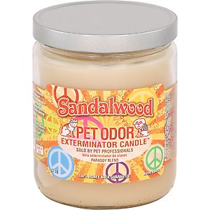 Pet Odor Exterminator Sandalwood Deodorizing Candle, 13-oz jar