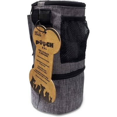 Pet-Able Pet Parade Pooch Pal Dog Feeder, Gray