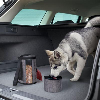 Show full view: Pet Parade Pooch Pal Dog Feeder, Gray slide 5 of 9