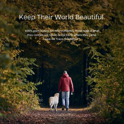 Show full view: Pet Parents DooBetter 100% Plant Based Dog & Cat Litter & Poop Waste Bags, Lavender, 120 count slide 5 of 9