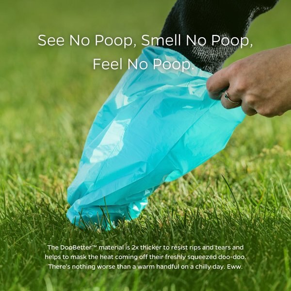 Pet Parents DooBetter 100% Plant Based Dog & Cat Litter & Poop Waste Bags