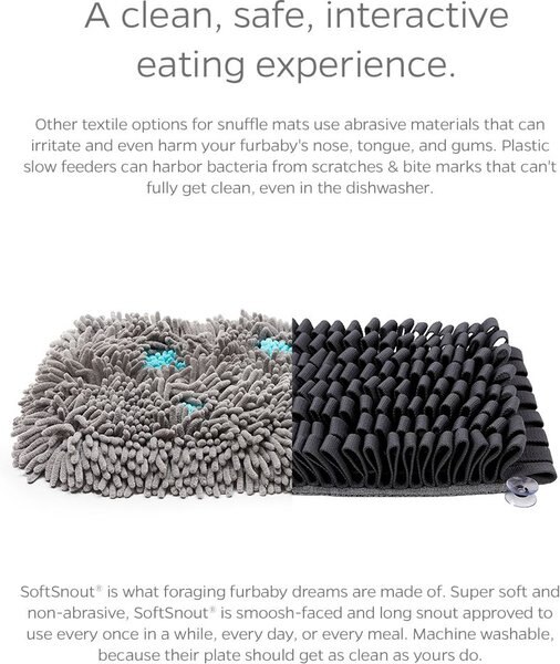 Pet Parents Forager Slow Feeder Cat & Dog Snuffle Mat & Feeding Mat
