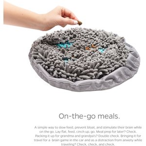 Pet Parents Forager Snuffle Mat & Slow Feeder Dog Bowl, Meadow Ponds