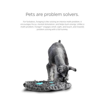 Show full view: Pet Parents Forager Snuffle Mat & Slow Feeder Dog Bowl, Meadow Ponds slide 6 of 11