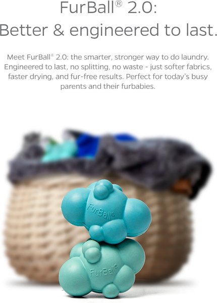 Pet Parents FurBall Laundry Pet Hair Remover, 2 count