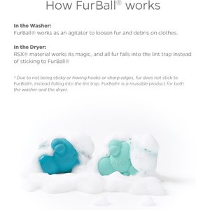 Pet Parents FurBall 2.0 Laundry Cat & Dog Fur & Hair Remover, 2 count