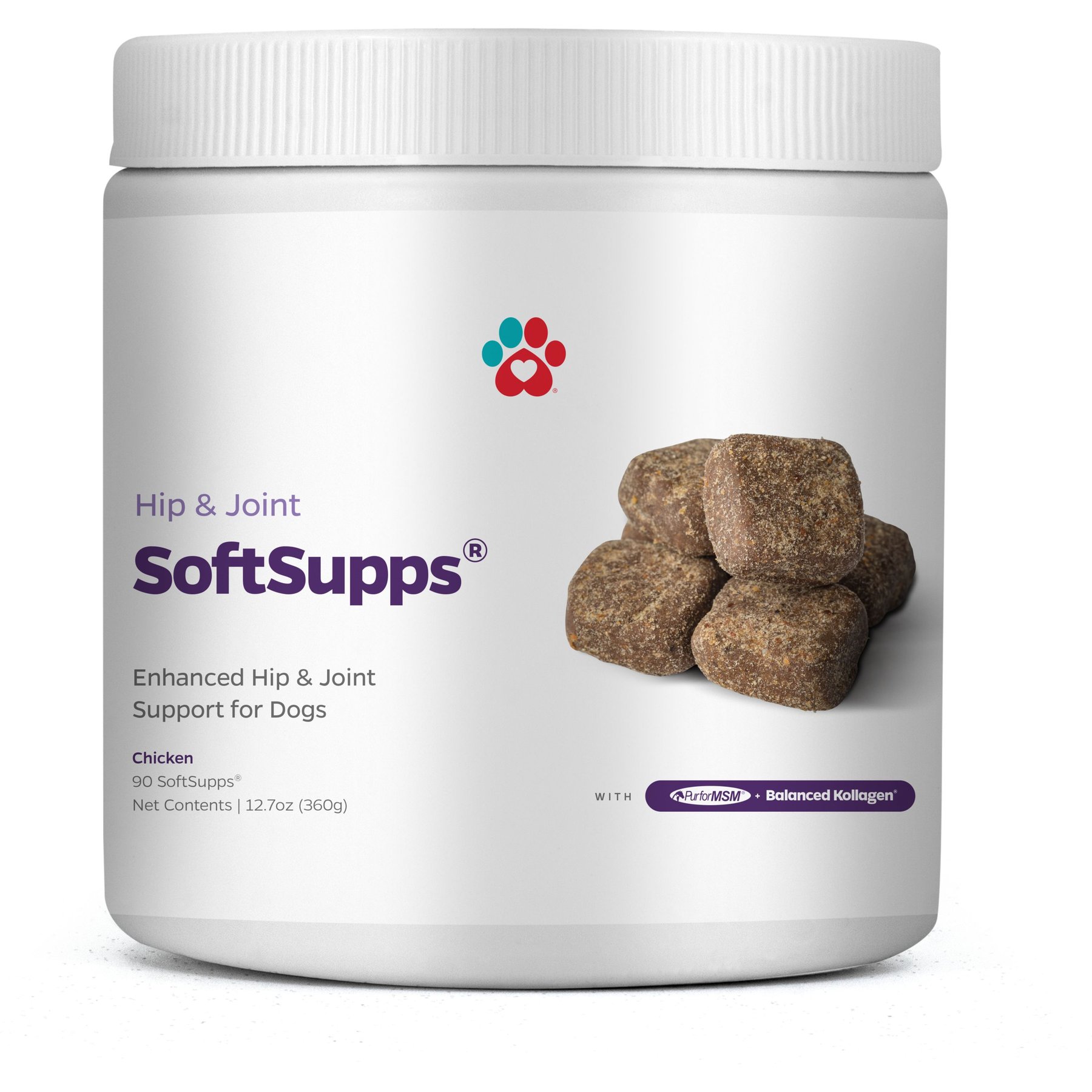 Pet Parents Hip & Joint SoftSupps Mobility Hip & Joint Dog Supplement, 90 count