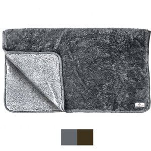 Pet Parents Pawtect Blanket Waterproof Premium Dog, Cat, & Puppy Blanket, Slate, Large