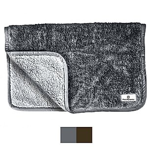 Pet Parents Pawtect Blanket Waterproof Premium Dog, Cat, & Puppy Blanket, Slate, Medium