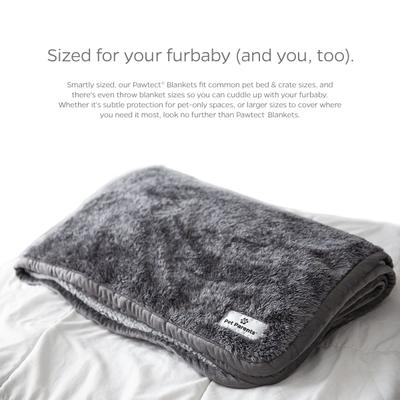 Show full view: Pet Parents Pawtect Blanket Waterproof Premium Dog, Cat, & Puppy Blanket, Slate, Medium slide 8 of 12