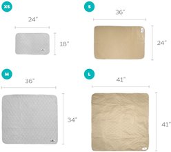 Pet Parents Pawtect Pads Washable Training Puppy, Dog & Cat Pee Pads, 2 count, 18x24-in, Grey & Beige slide 2 of 9