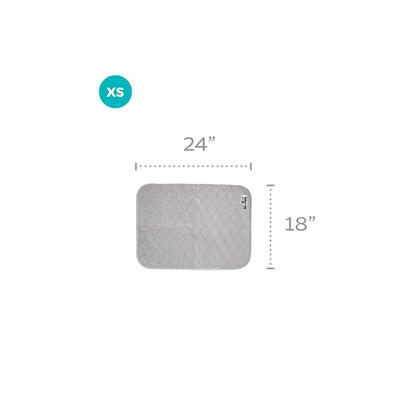 Show full view: Pet Parents Pawtect Pads Washable Training Puppy, Dog & Cat Pee Pads, 2 count, 18x24-in, Grey slide 2 of 11