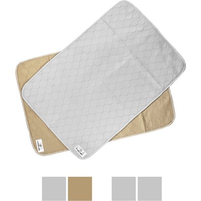 Pet Parents Pet Parents Pawtect Pads Washable Training Puppy, Dog & Cat Pee Pads, 2 count, 24x36-in, Grey & Beige