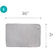 Show in main carousel: Pet Parents Pawtect Pads Washable Training Puppy, Dog & Cat Pee Pads, 2 count, 24x36-in Grey slide 2 of 11
