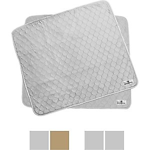 Pet Parents Pawtect Pads Washable Training Puppy, Dog & Cat Pee Pads, 2 count, 34x36-in Grey