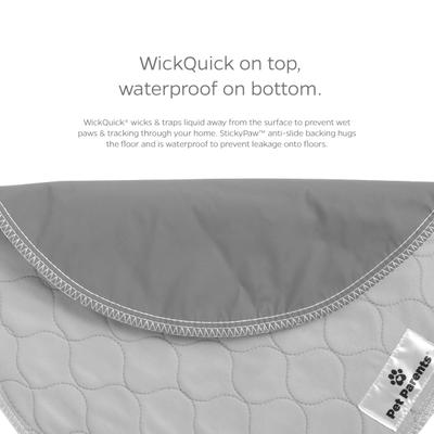 Show full view: Pet Parents Pawtect Pads Whelping Round Washable Training, Puppy, Cat, & Dog Pee Pads, 36 x 36-in, 2 count, Unscented slide 5 of 10