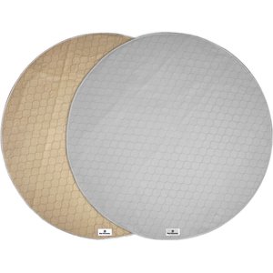 Pet Parents Pawtect Pads Whelping Round Washable Training, Puppy, Cat, & Dog Pee Pads, 48 x 48-in, 2 count, Unscented