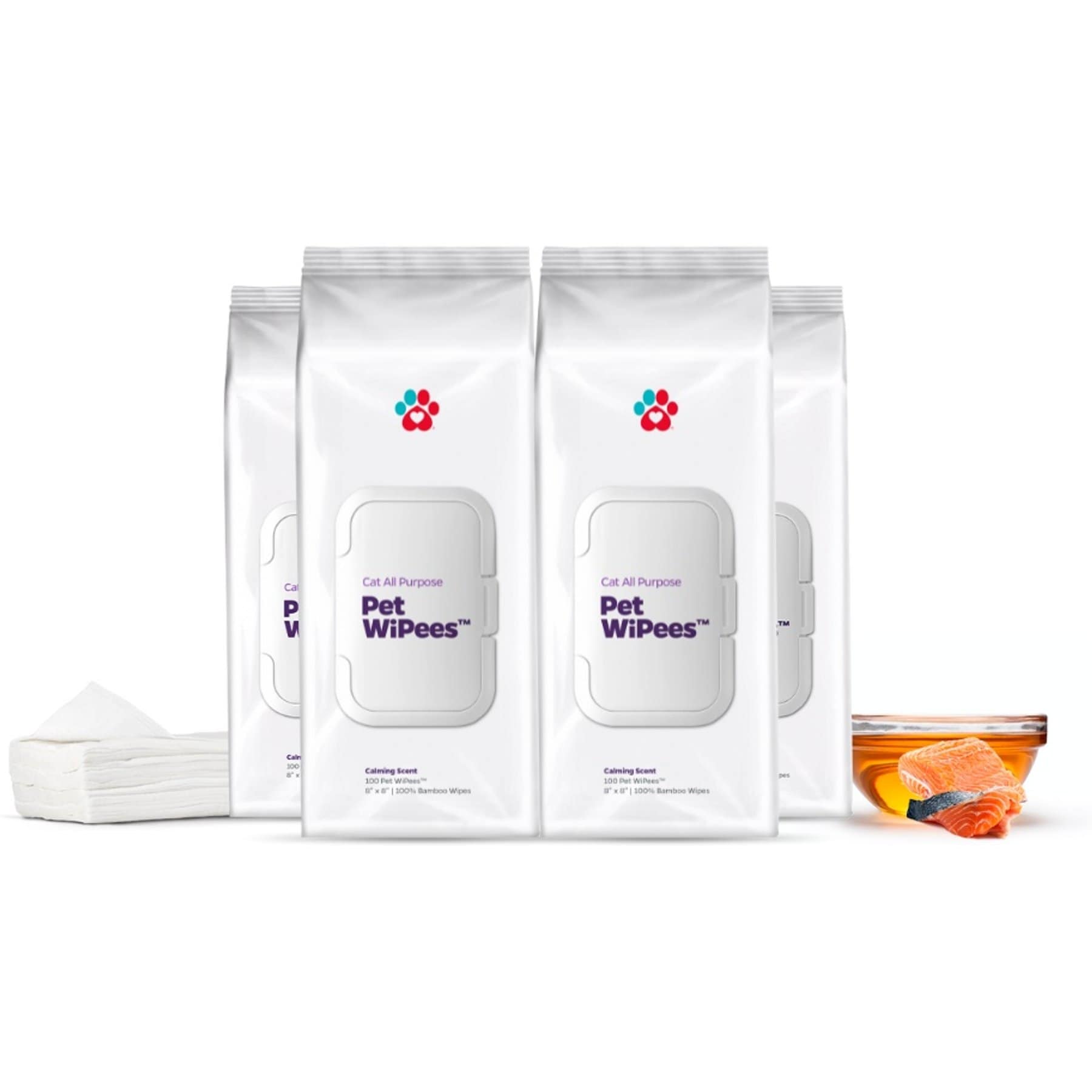 Pet Parents Pet WiPees All Purpose Cat Wipes, Calming Scent, 400 count