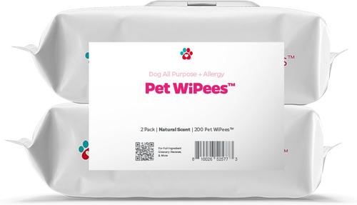 Show full view: Pet Parents Pet WiPees All Purpose Allergy Dog Wipes, Natural Scent, 200 count slide 2 of 10