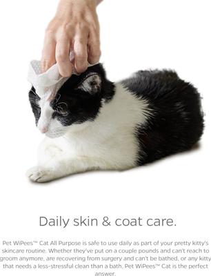 Show full view: Pet Parents Pet WiPees All Purpose Cat Wipes, Natural Scent, 400 count slide 6 of 10