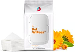 Pet Parents Pet WiPees Natural Scent Cat & Dog Ear Wipes, 100 count